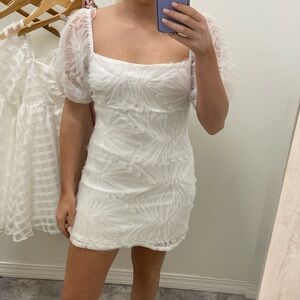 White boutique dress